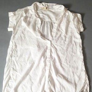 White Button-Down Shirt Dress